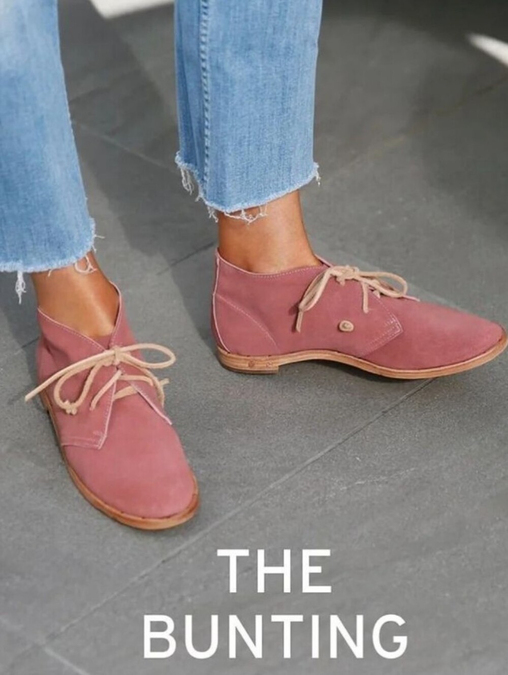 BEEK Womens Bunting Bootie Size 8 Burgundy Red Chukka Suede Flats Leather Shoe